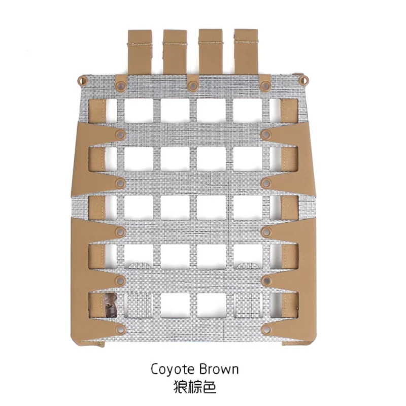 Deportes al aire libre FCPC V5 Placa trasera con cremallera Molle dedicada Placa T de 8 capas