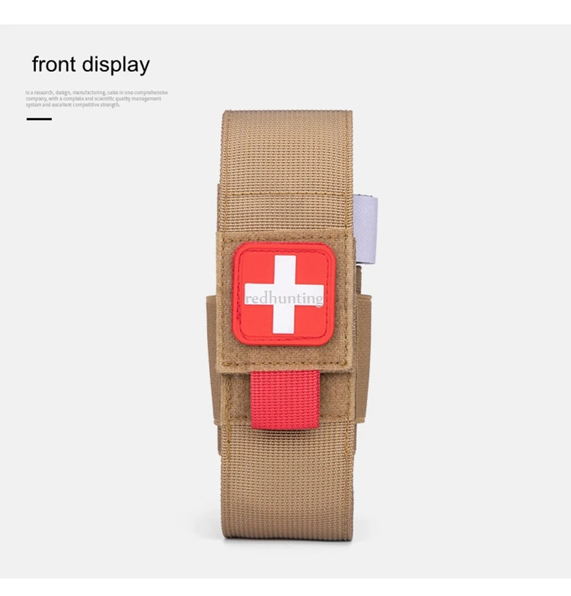 Soporte MOLLE para torniquete EDC de exterior, bolsa elástica - imagen 4