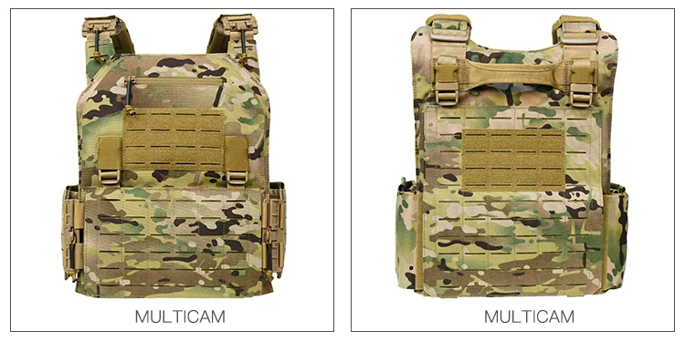 Una mochila de camuflaje con un diseño multicam.
