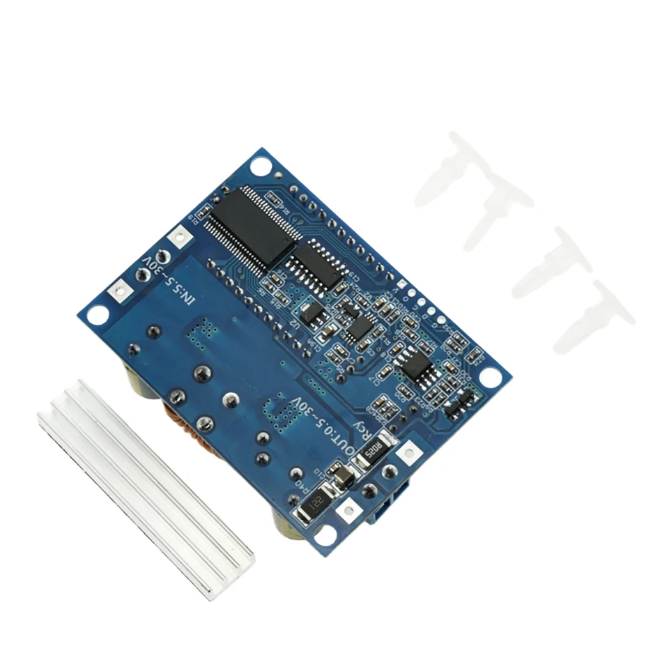 Módulo convertidor Buck Boost DC-DC 5,5-30V a 0,5-30V 4A 35W regulador de voltaje reductor ajustable voltímetro Digital LCD - imagen 3