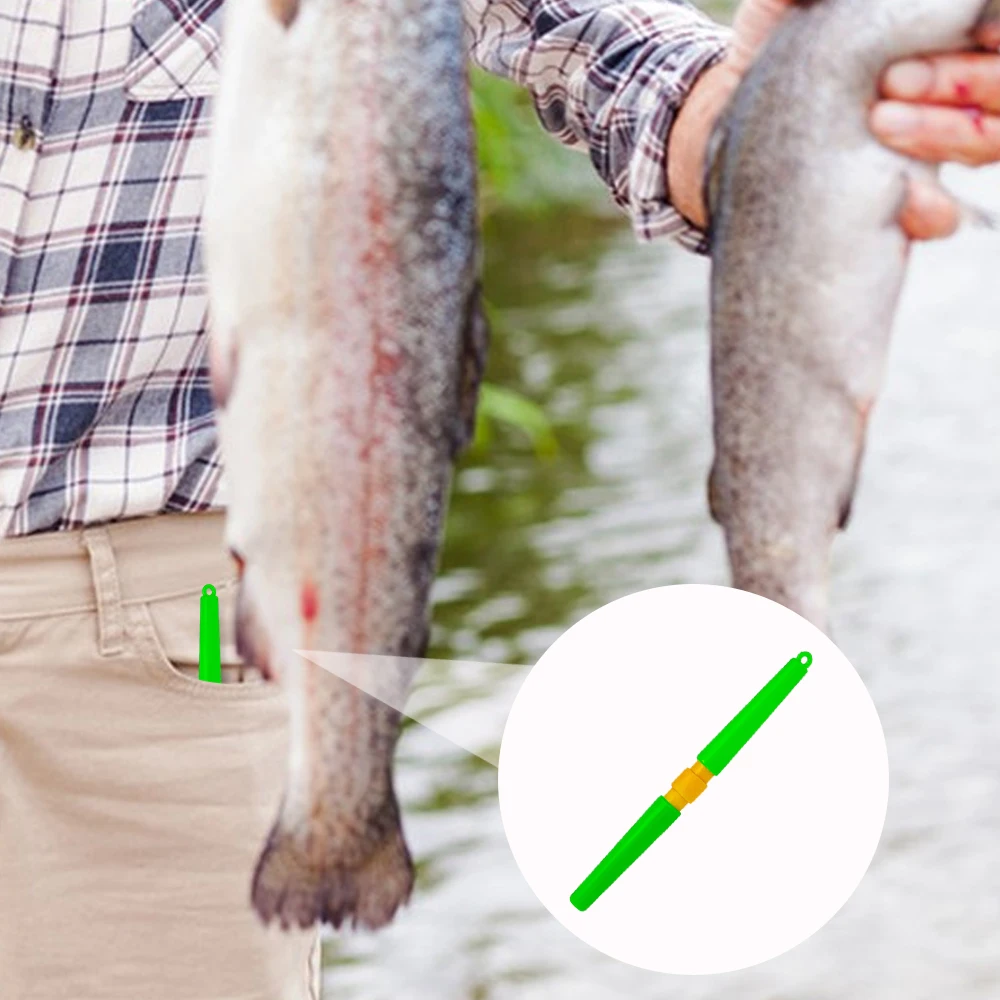 Aguja de cebo de doble cabezal, señuelos blandos, enhebrador de anzuelos con tapas de seguridad, aparejos de cebo para pesca de carpa, herramientas de aparejo, gancho de aparejo, taladro - imagen 4