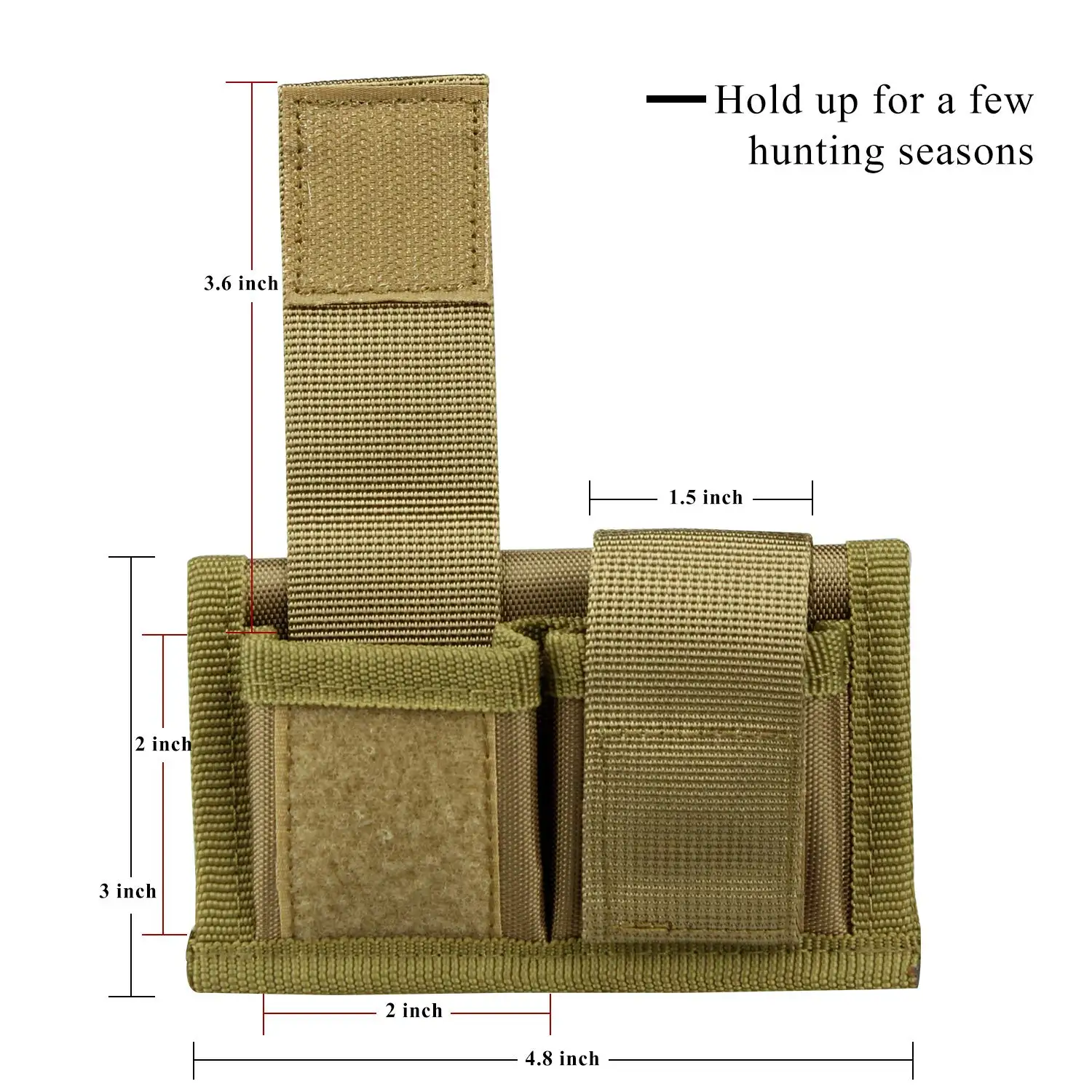 Funda para cinturón de cargador de velocidad de revólver de nailon doble, soporte Universal para accesorios de recarga especial.38.357.44.45 Colt