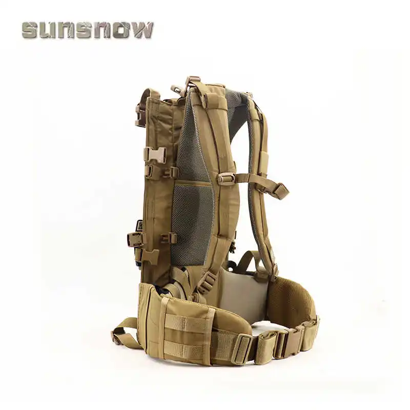 ​ Cinturón de soporte lumbar para mochila táctica con refuerzo MOLLE - imagen 3