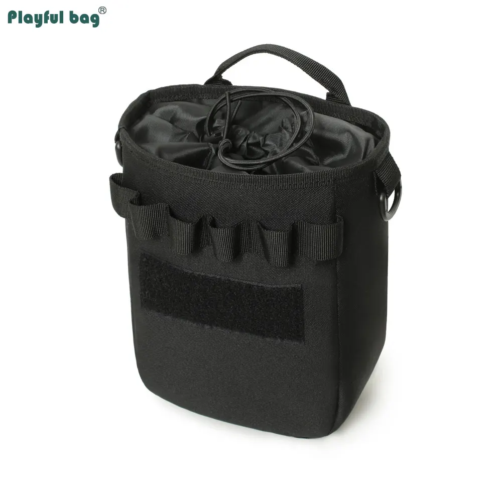 Bolsa de reciclaje grande táctica, bolsa de cintura con cordón, bolsa de accesorios médicos para exteriores de 4L, herramientas multifuncionales AVA301 - imagen 5