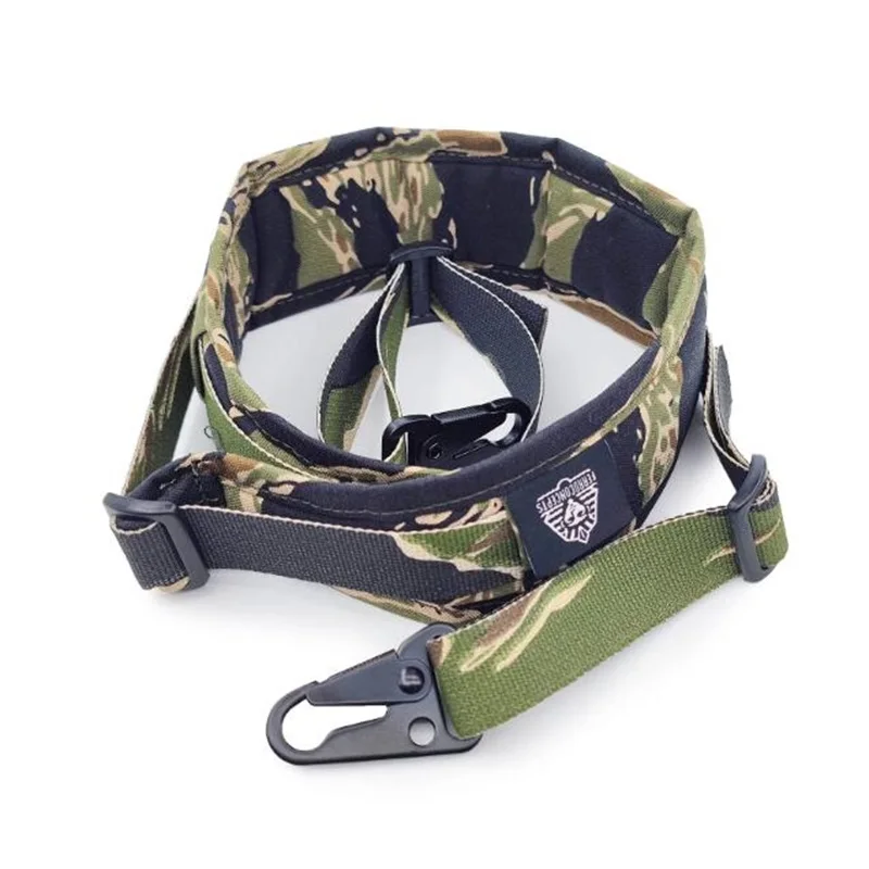 Correa táctica MC RG CB Green Tabby Camo, cabestrillo ajustable rápido Modular de dos puntos