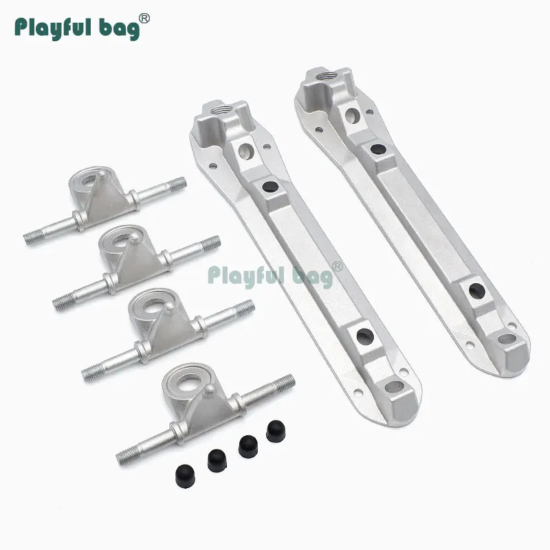 Soporte doble para patines de ruedas, base de aleación de aluminio, accesorio para zapatos, modificación de patines, piezas de hardware para asiento AMB147 - imagen 4