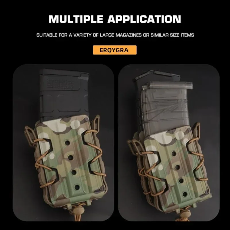 ERQYGRA táctico 5,56 todo terreno doble Mag paquete CS bolsa de tiro sistema Molle accesorios de Paintball riñonera funda caza - imagen 3