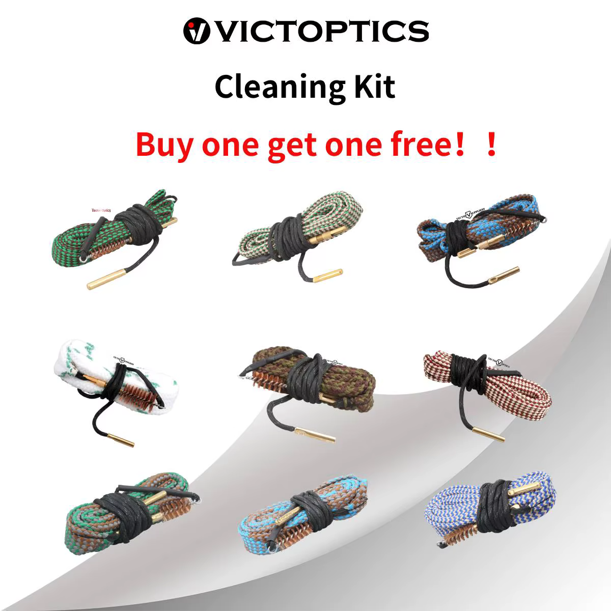 Victoptics Kit Limpieza Armas .38 .357 .380 9mm – Caza Rifle Pistola