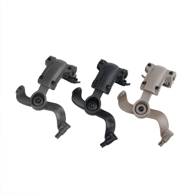 WADSN auriculares tácticos de nailon con soporte para caza M32, gran ángulo de Control de rotación de 360 ° para montaje de casco WADSN - imagen 3