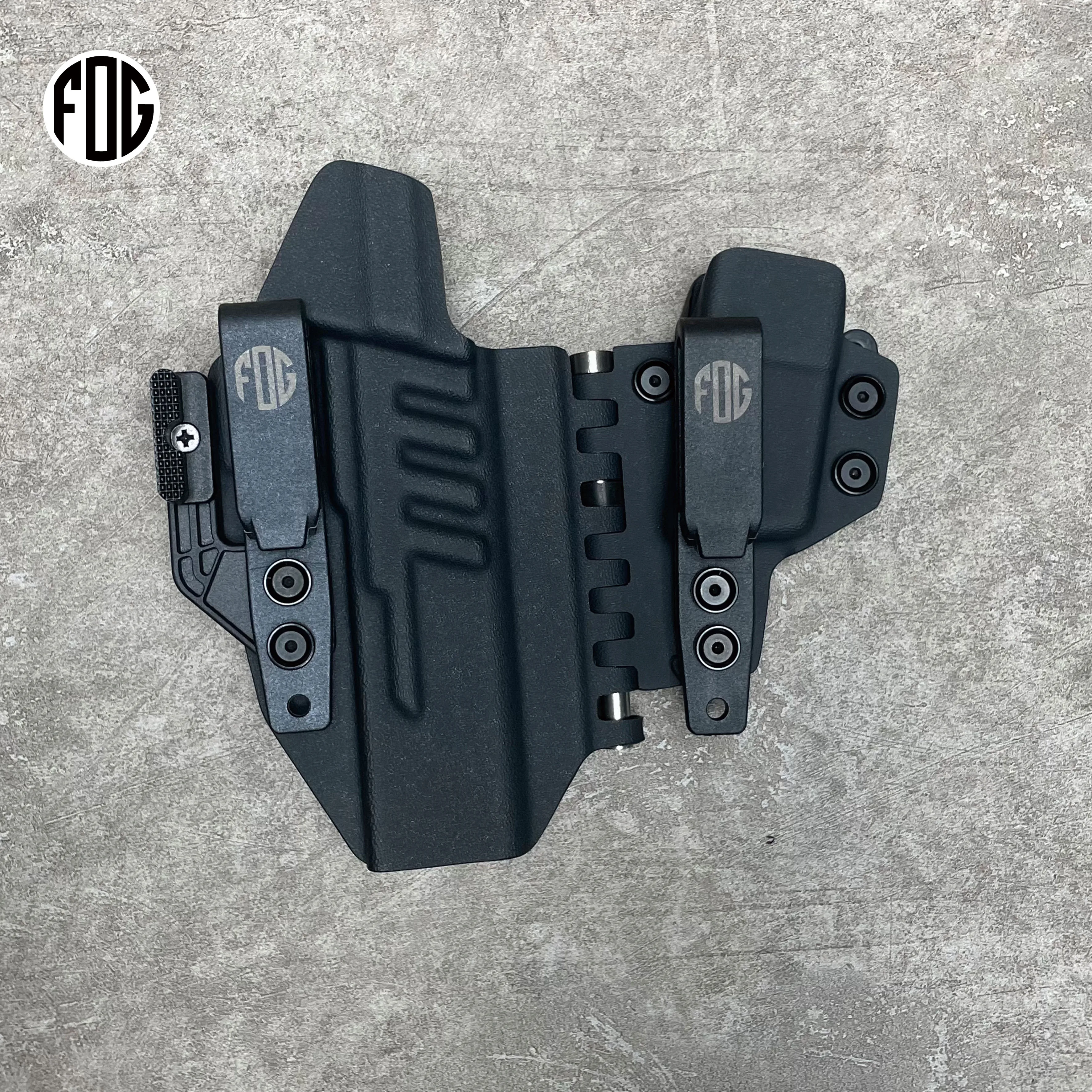 Accesorios tácticos AIWB 2011 nolight Sidecar 2.0 Funda Kydex ambidiestro I-009 - imagen 2