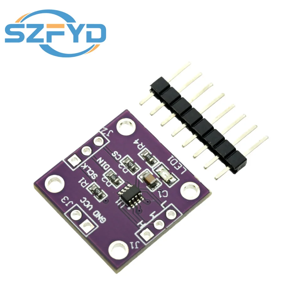 Módulo de potenciómetro digital TPL0501: 2,7 V ~ 5,5 V 100 K SPI ajustable para equilibrio de sensor de puente y control analógico