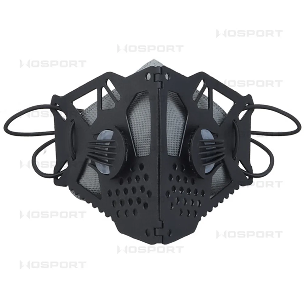 Máscara táctica con filtro reemplazable Paintball Airsoft máscara protectora media cara caza tiro mariposa máscara juego de guerra CS - imagen 4