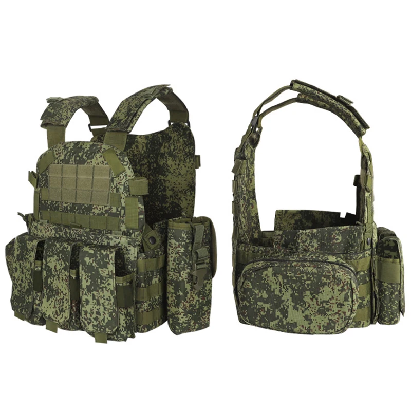 Chaleco táctico EMR ligero 6094: portador de armadura transpirable multiusos para airsoft y uso en exteriores - imagen 5