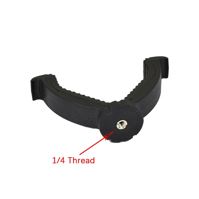 Soporte táctico para Rifle, estante de tiro, soporte superior para pistola, accesorio de rosca 1/4, yugo en V para trípode bípode, accesorios para pistola de caza - imagen 3