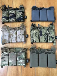 MC WG MCBK AOR1 AOR2 RG Deportes al aire libre FCSK FERRO Bolsa triple para revistas con corte láser