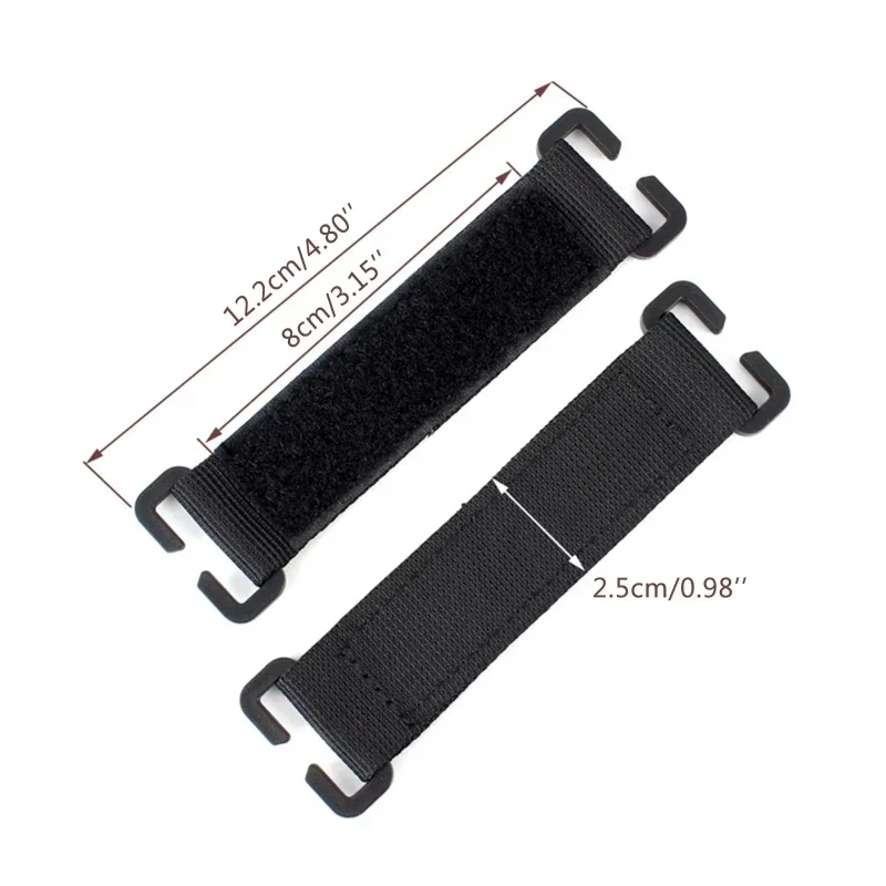 Parches de Panel de gancho y bucle, tablero, chaleco, mochila, parche de identificación práctico, almohadilla de exhibición, tiras convertidas, accesorio de sistema MOLLE - imagen 3