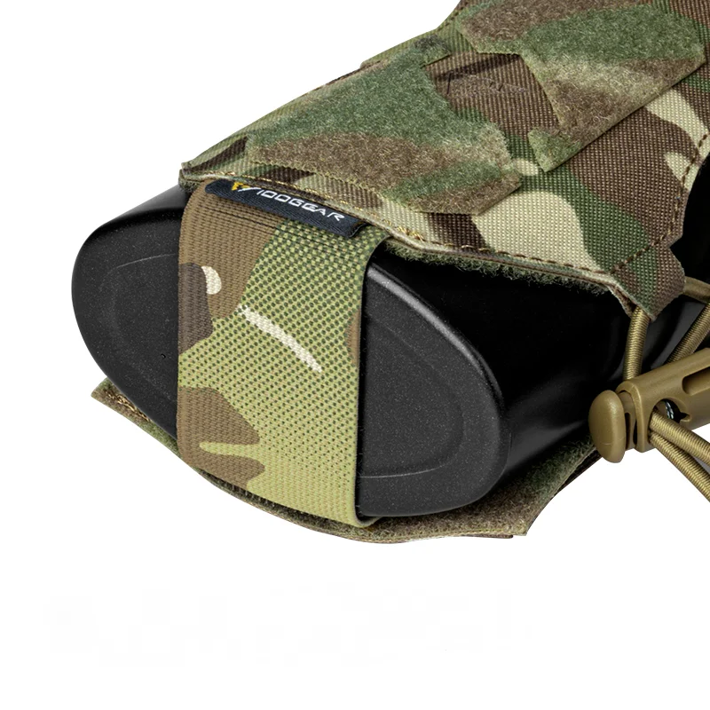 Chaleco táctico de aparejo de pecho Molle, funda de Radio, bolsa de botella de agua, portador de Paintball - imagen 5