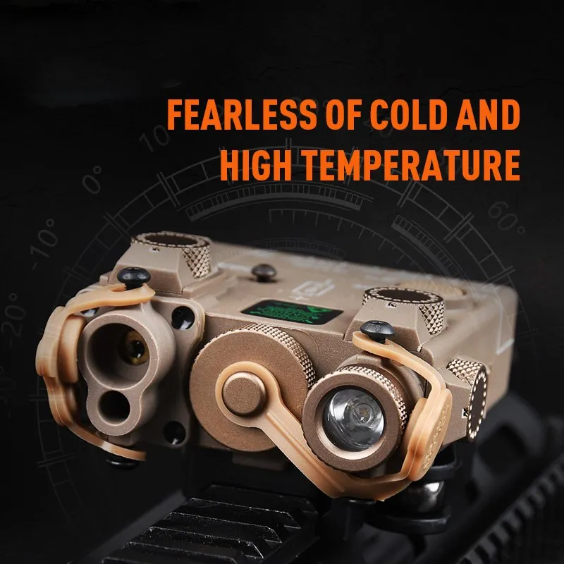 Airsoft-DBAL-A2 táctico, punto rojo, verde, azul, LED blanco, linterna estroboscópica, pistola de arma IR, apto para riel de 20mm, Láser de caza - imagen 5