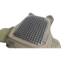 2 unid/set almohadilla de enfriamiento ligera chaleco táctico bolsa equipo de transporte cojín de esqueleto poroso de verano 26*31,5 cm