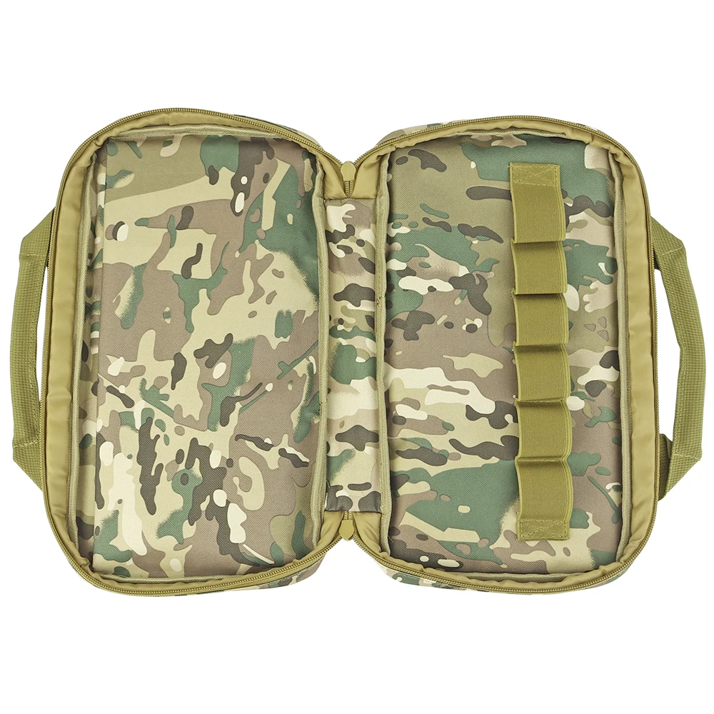 Bolsa táctica militar Molle para pistola, bolsa funcional portátil para almacenamiento de revistas, Airsoft CS Wargame, 35cm (13,8 pulgadas) - imagen 4