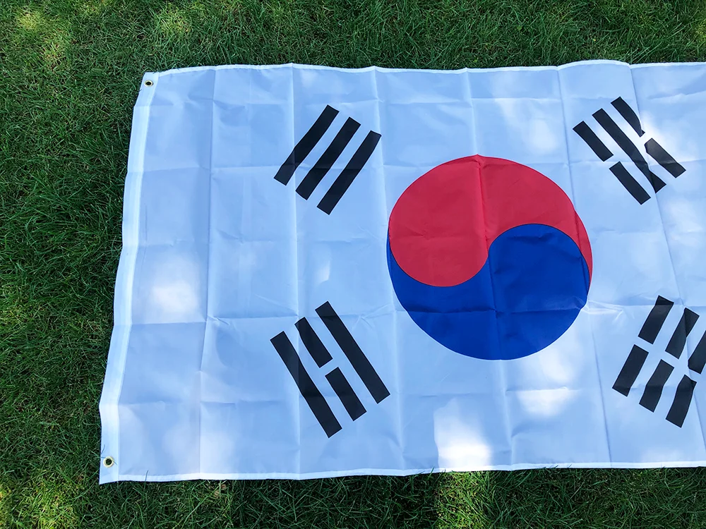 BANDERA SKY bandera de Corea del Sur 90X150cm telas de poliéster de alta calidad banderas colgantes bandera coreana de Corea del Sur para decoración - imagen 3