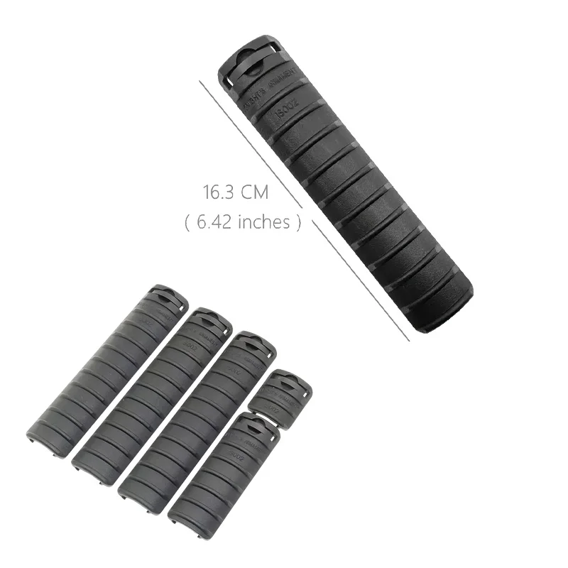 Panel Protector de guardamanos con cubierta de riel KAC, Material de nailon duradero, fácil accesorio a rieles, para caza, accesorios para pistolas de juguete, 5 uds. - imagen 3