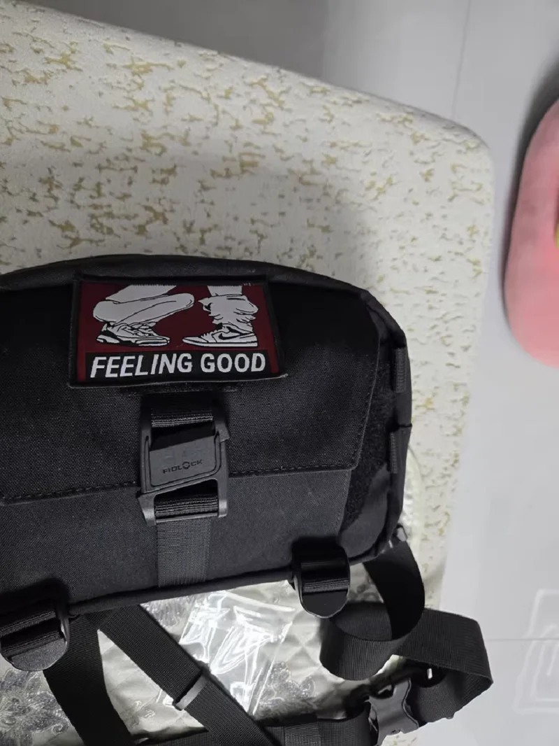 Etiquetas tejidas en inglés personalizadas, parches de costura divertidos, insignias de moral DIY, bolsos de brazalete, pegatinas y parches de gancho y bucle - imagen 5