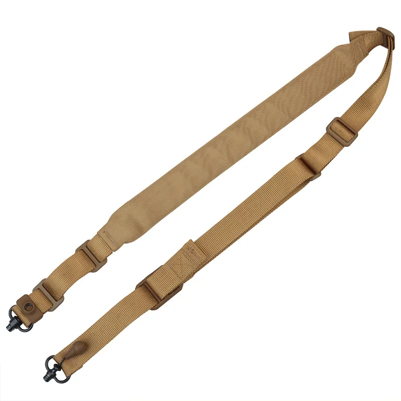 Eslinga táctica estilo 2 puntos correa Modular de combate hombro acolchado Slingster cuerda de equipo estirable ajustable rápido - imagen 2