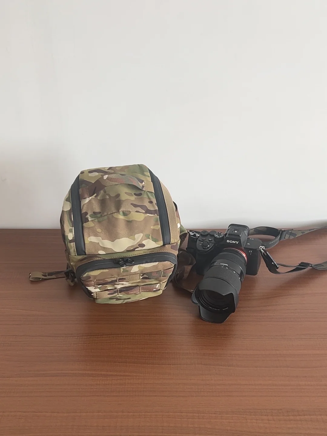 Bolso táctico para cámara, bolsa de hombro para cámara profesional al aire libre, almacenamiento Micro Slr - imagen 4