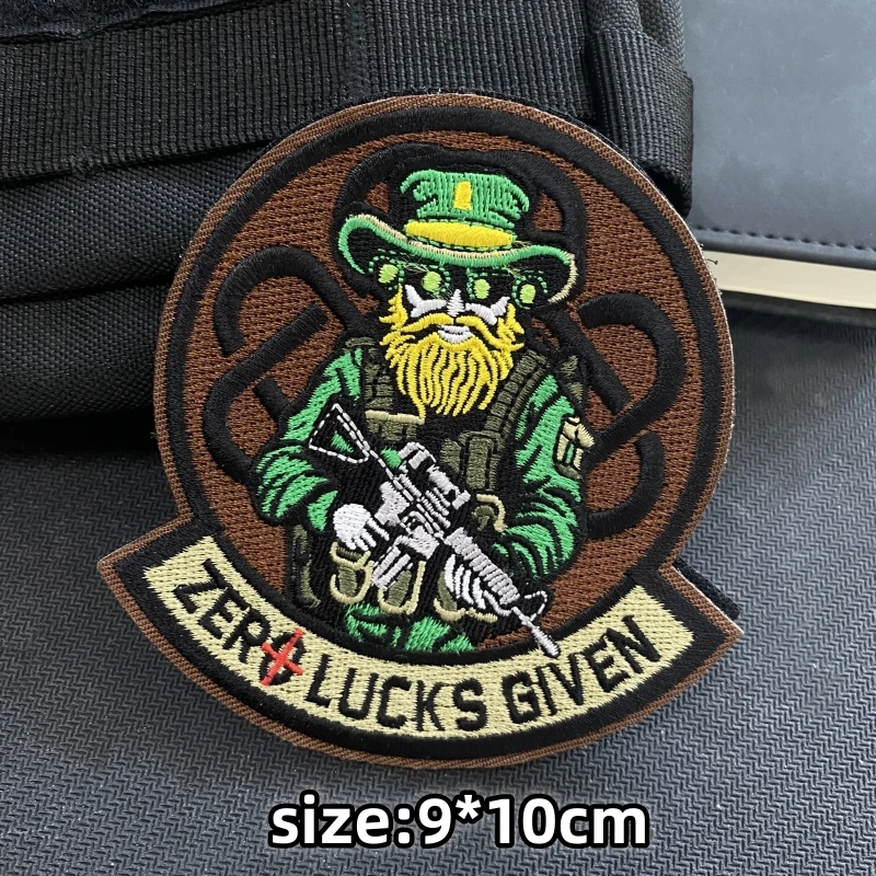 Parche bordado táctico para pistola militar, insignia de moral de lucha o vuelo, Ángel, conejo, pingüino, mochila de visión nocturna, parches de gancho y bucle - imagen 4