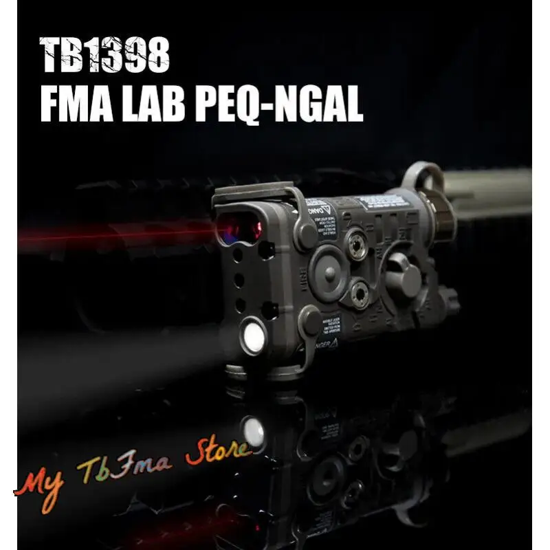 Linternas de luz LED Mini PEQ-NGAL FMA LAB, láser rojo IR, versión mejorada, TB1398 - imagen 4