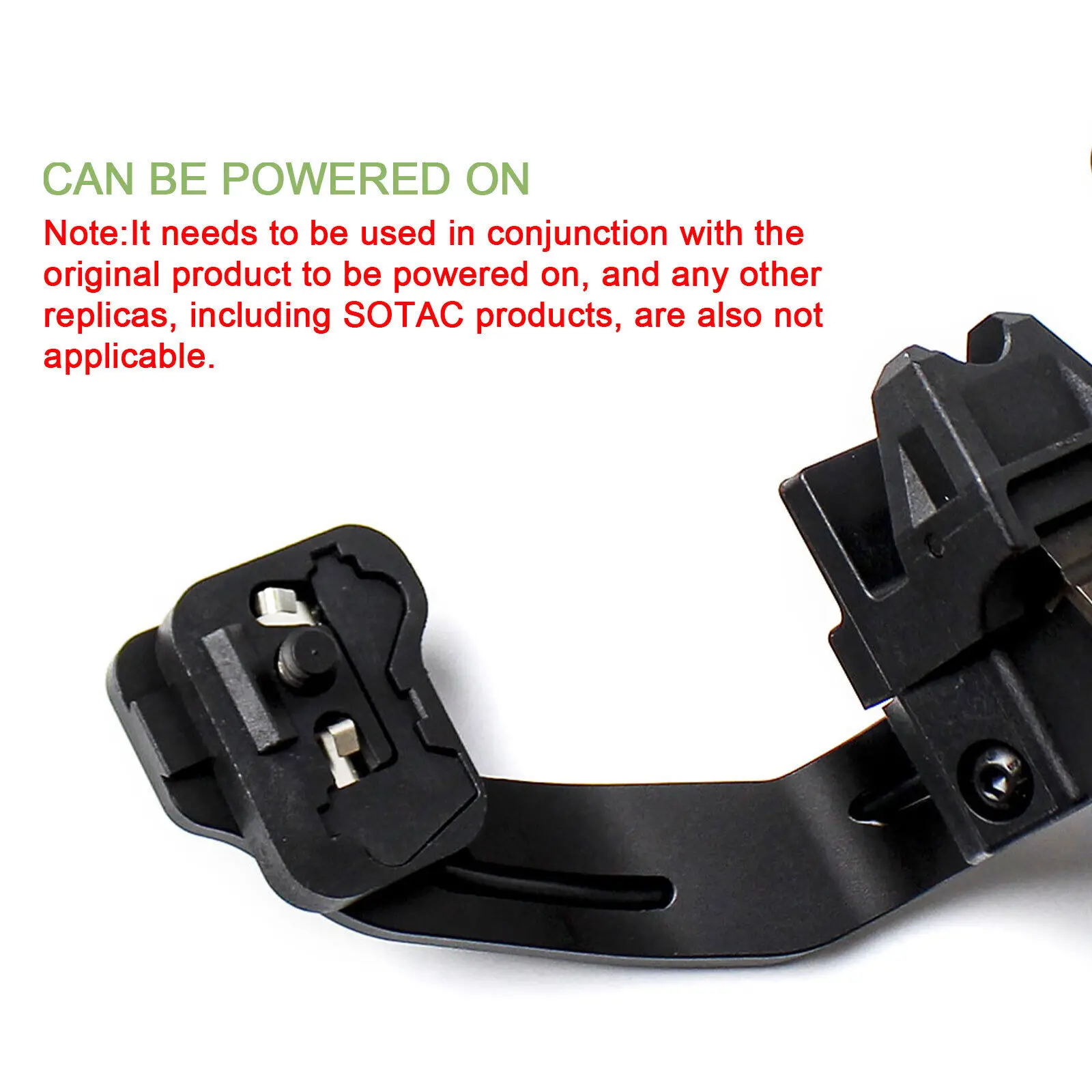 Adaptador de montaje dual monocular de visión nocturna PVS-14 con soporte de puente dual SOTAC - imagen 5