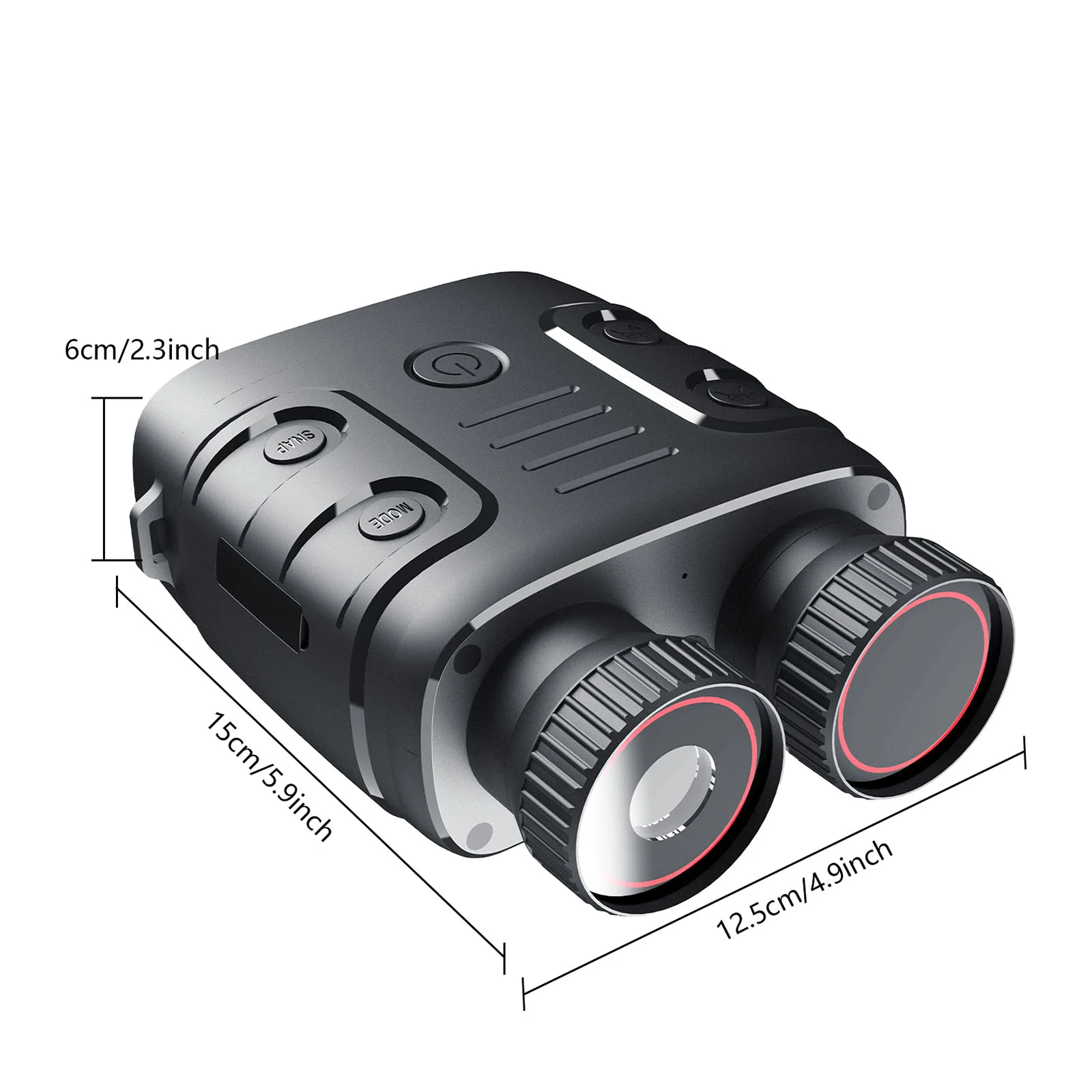 R18 1080P HD Binocular infrarrojo visiones nocturnas telescopio foto Video toma 5X Zoom Digital para caza Camping vigilancia - imagen 5