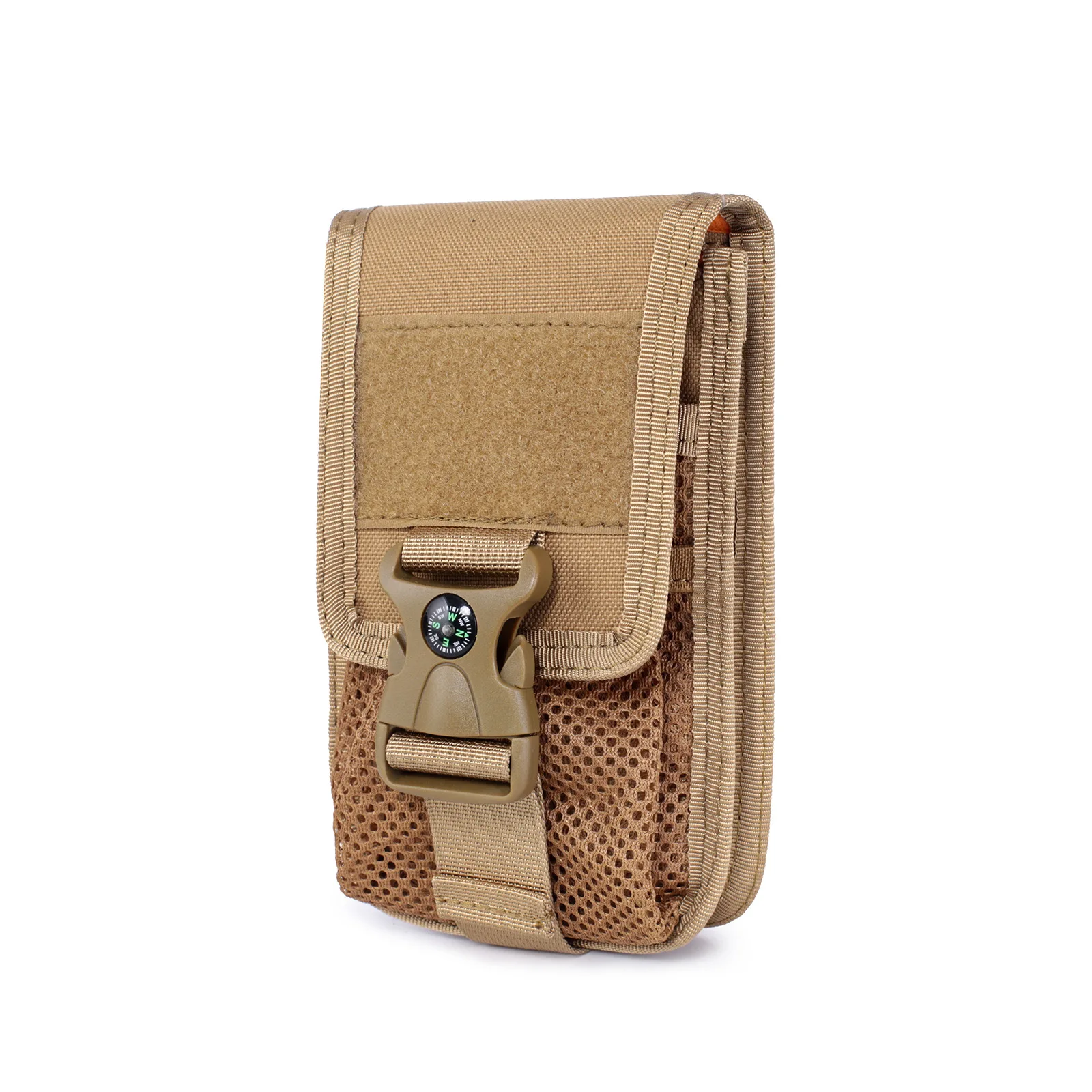 Funda táctica MOLLE para teléfono móvil con porta tarjetas y mechero - imagen 4