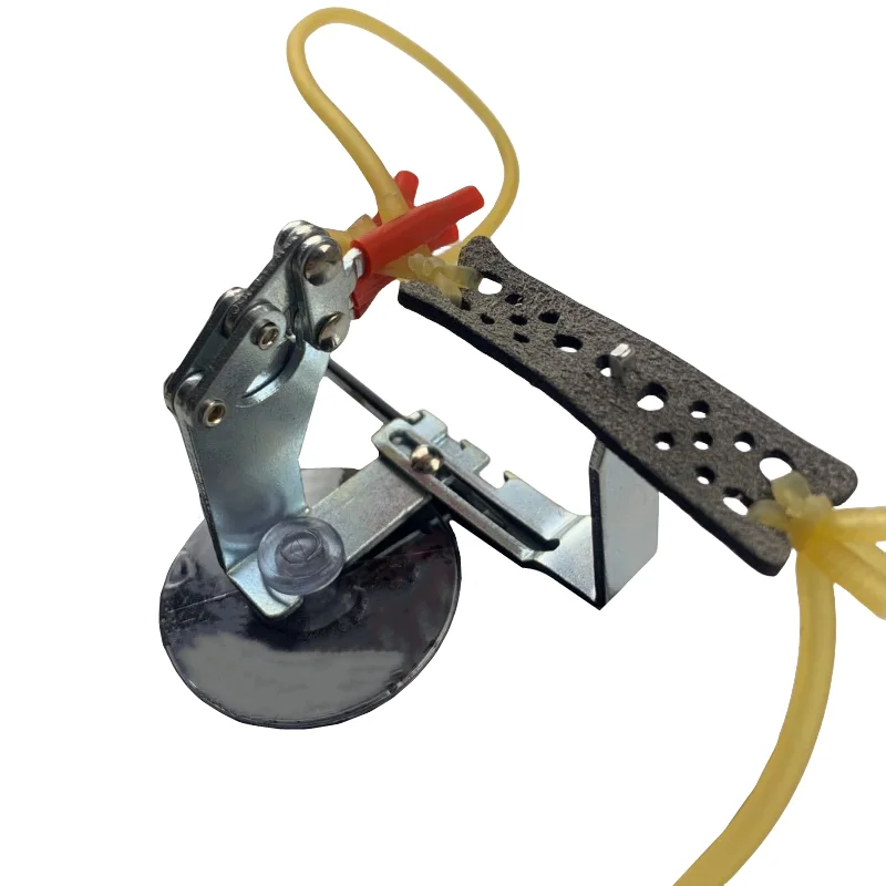 Herramientas de banda de goma atadas ajustables para tirachinas, bandas planas, Catapulta de caza, Mini accesorios de Asistente de goma portátiles, bricolaje, nuevo - imagen 4
