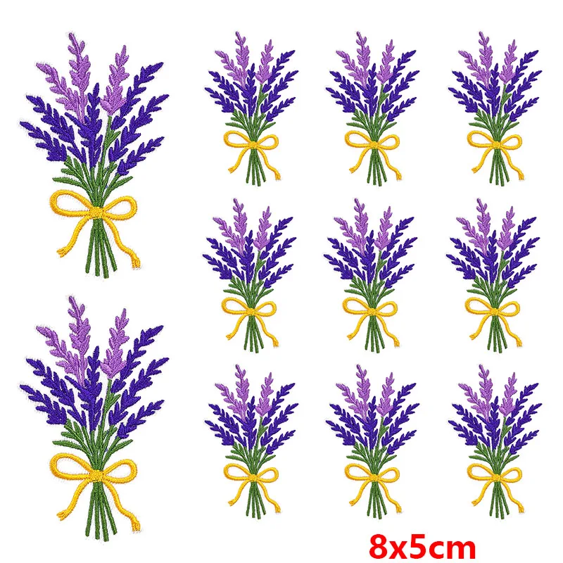 10 unids/lote de apliques de hojas de plantas de dibujos animados/parche bordado para planchar en parches para ropa parches termoadhesivos en insignias para ropa - imagen 3