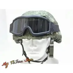 Casco táctico Little Green Man 6b3 Splav con gafas protectoras