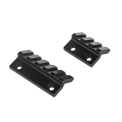 Soporte riel 45° M-LOK linterna táctica CNC aluminio airsoft pistola