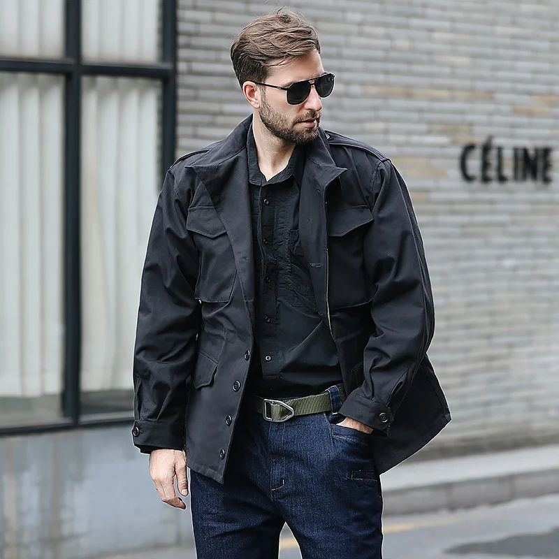 Cortavientos de campo M43 para exteriores para hombres, traje táctico ajustado para fanáticos del ejército, ropa de trabajo, chaqueta, abrigo, primavera y otoño - imagen 5