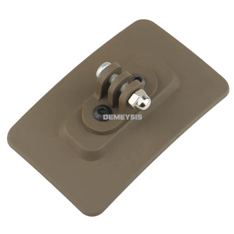 Adaptador de Base de montaje para casco táctico, soporte de linterna fija con gancho, dispositivo de visión nocturna, Base adaptadora Gopro para casco rápido - imagen 4