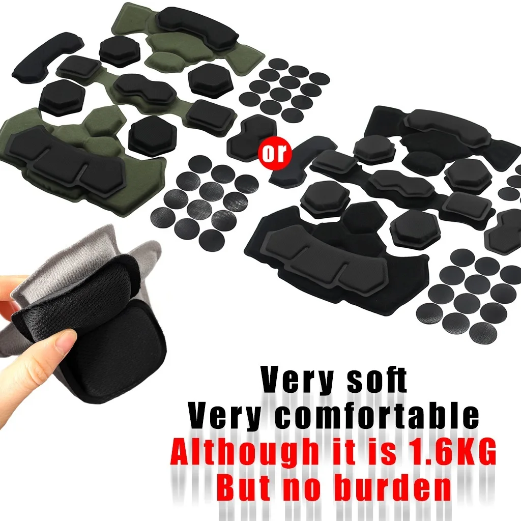 MICH/ACH Casco a prueba de balas NIJ Nivel IIIA+, soporte NVG de aleación de aluminio mejorado y riel ARC, tamaño de cabeza ajustable, cojín interior suave - imagen 4