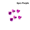6pcs Purple