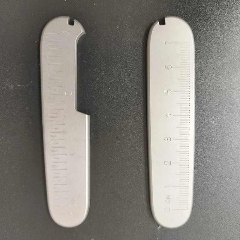 Cuchillo con mango de titanio, patrón de regla de escamas para cuchillos del ejército suizo Victorinox de 91MM - imagen 5