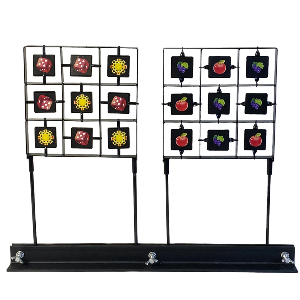 360 °   Objetivo de tiro giratorio, soporte de objetivo de Metal para Rifles BB, tirachinas de arcilla, tablero objetivo de adiestramiento al aire libre portátil - imagen 2