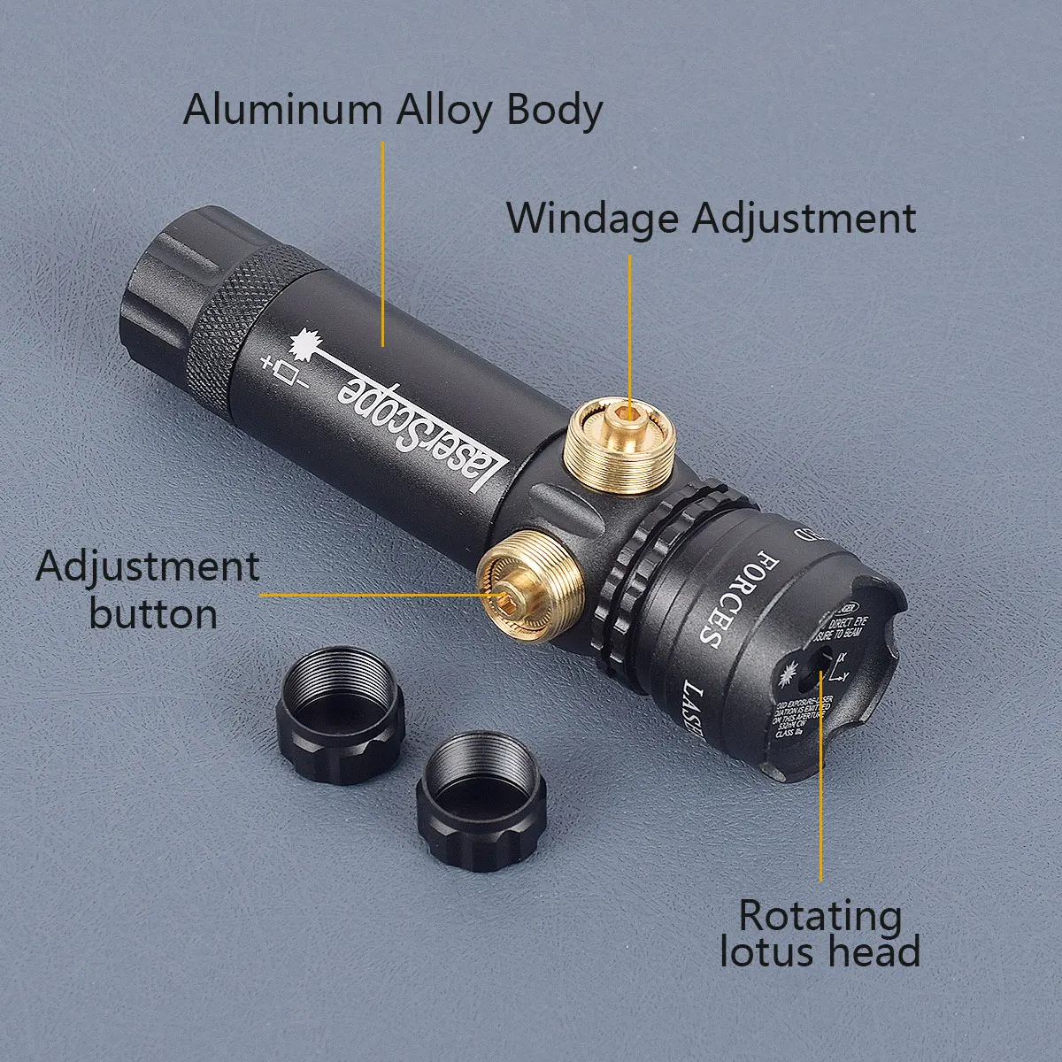 Mira láser verde táctica y puntero rojo compatible con Picatinny - imagen 5