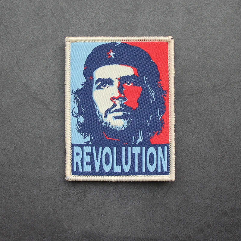 Parche de REVOLUTION Leader Che Guevara, apliques tácticos bordados para ropa, mochila, chaleco, adorno - imagen 5