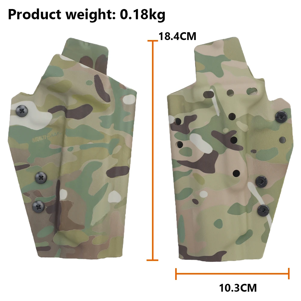 Funda de pistola táctica para TTI 2011 COMBAT MASTER, soporte ligero de liberación rápida para caza al aire libre, Airsoft, Kydex - imagen 2
