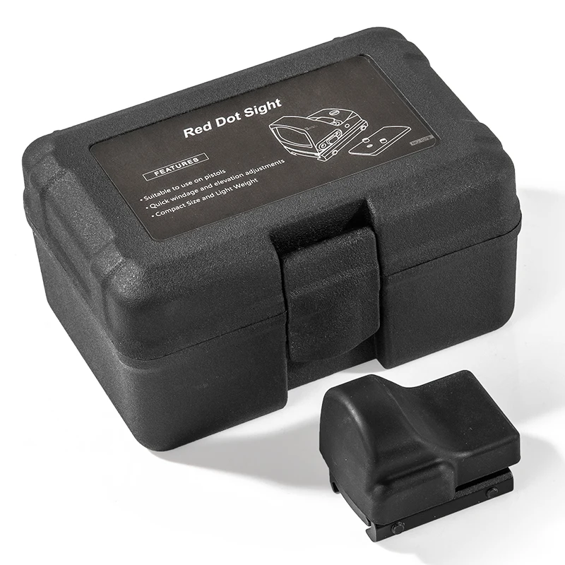 FIRE WOLF-Mini mira de punto rojo, colimador de punto rojo, mira réflex para Rifle, compatible con riel de 20mm para Rifle Airsoft/Caza