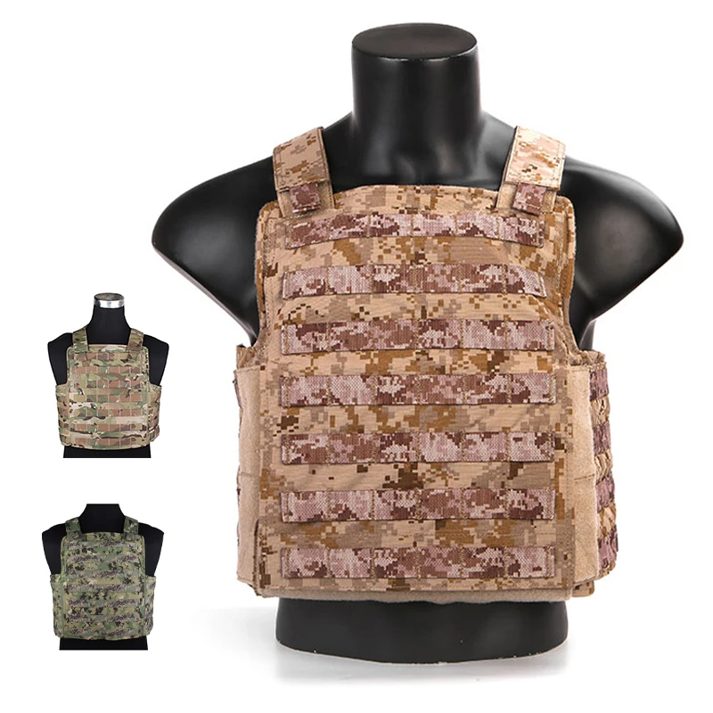 Emersongear para chaleco táctico PROTECH, armadura corporal de Airsoft con sello azul marino, portador de placa de caza Molle, equipo protector de nailon EM2983 - imagen 2