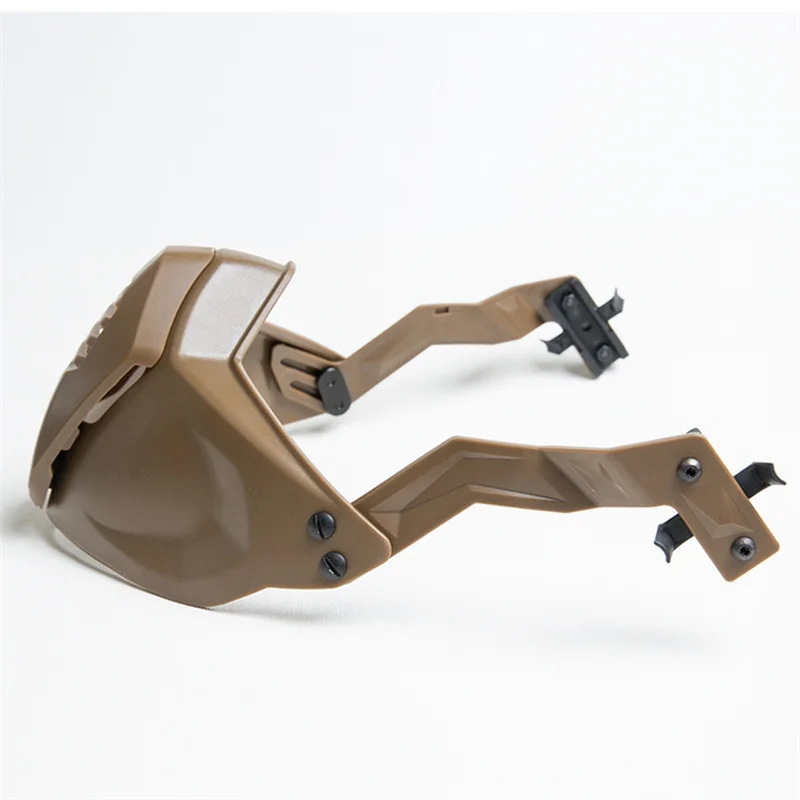 Dos tipos de máscara específica de riel de media cara para cascos: máscara con accesorio/máscara deslizante de riel de 20 mm específicamente para riel de casco SF - imagen 5